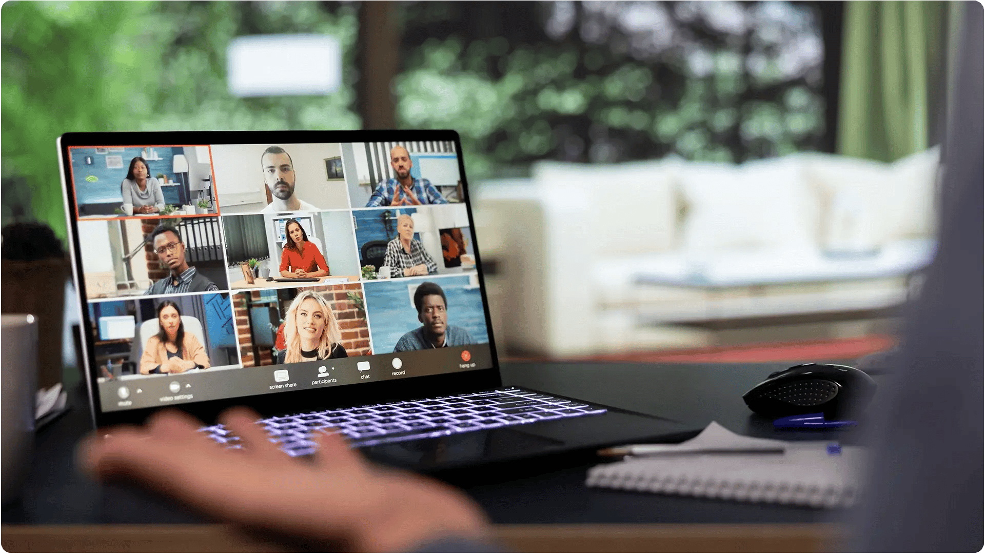 Deliver video inside line of business