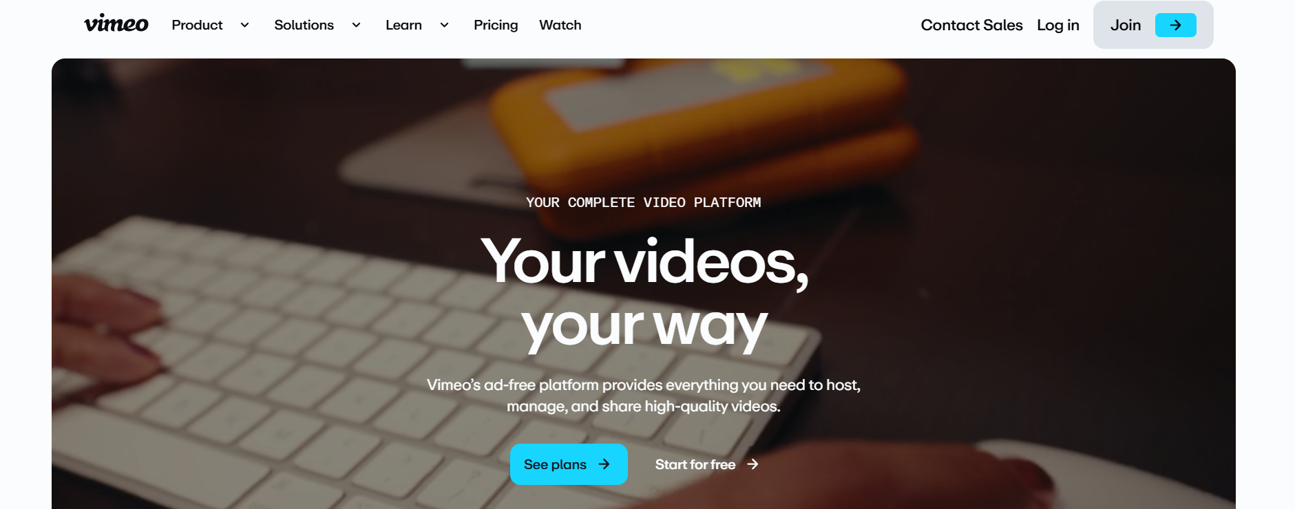 An image of Vimeo Enterprise