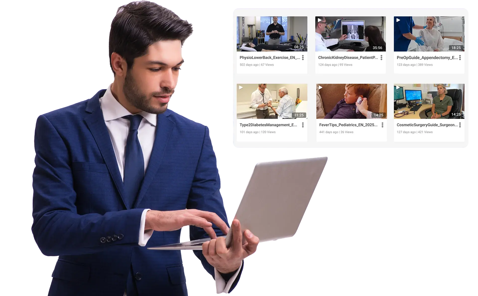 Build a searchable surgical & research video library