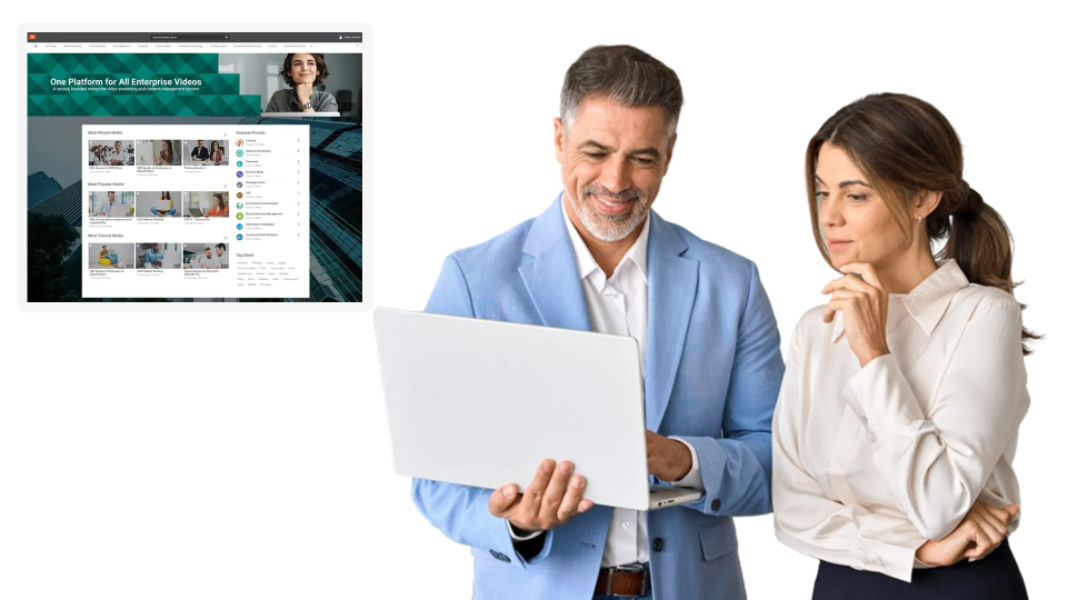 Reach every employee with secure, branded video.-1