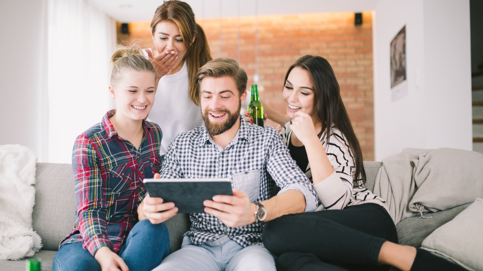 people using a video sharing platform