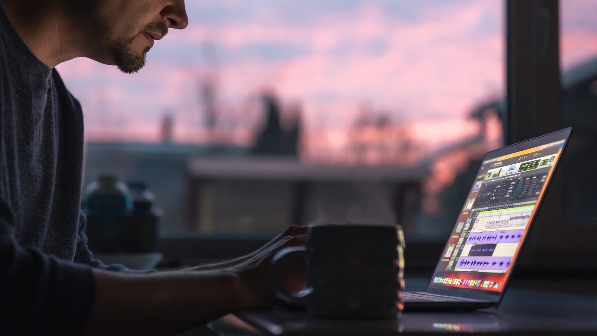 an image of a person using enterprise video platform